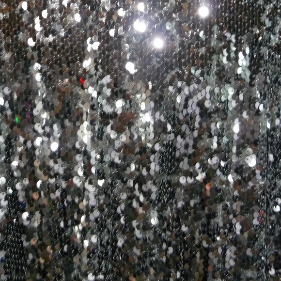 LUCKY & BLESSED BLACK SEQUIN CARDIGAN VEST 3X - Picture 6 of 9